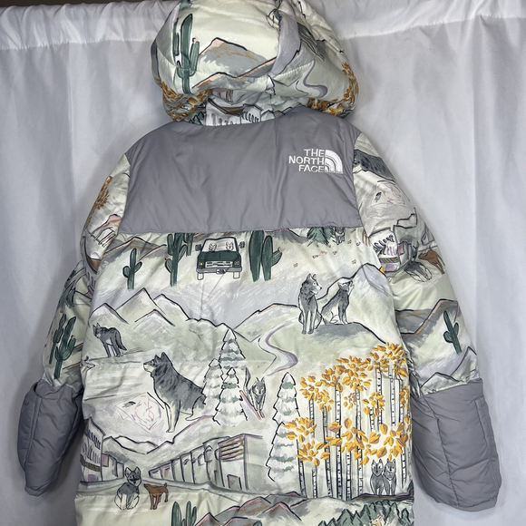 THE NORTH FACE TNF 1996 BABY NUPTSE WOLF DOWN ONE PIECE SNOWSUIT 18-24 MONTHS - Picture 5 of 12